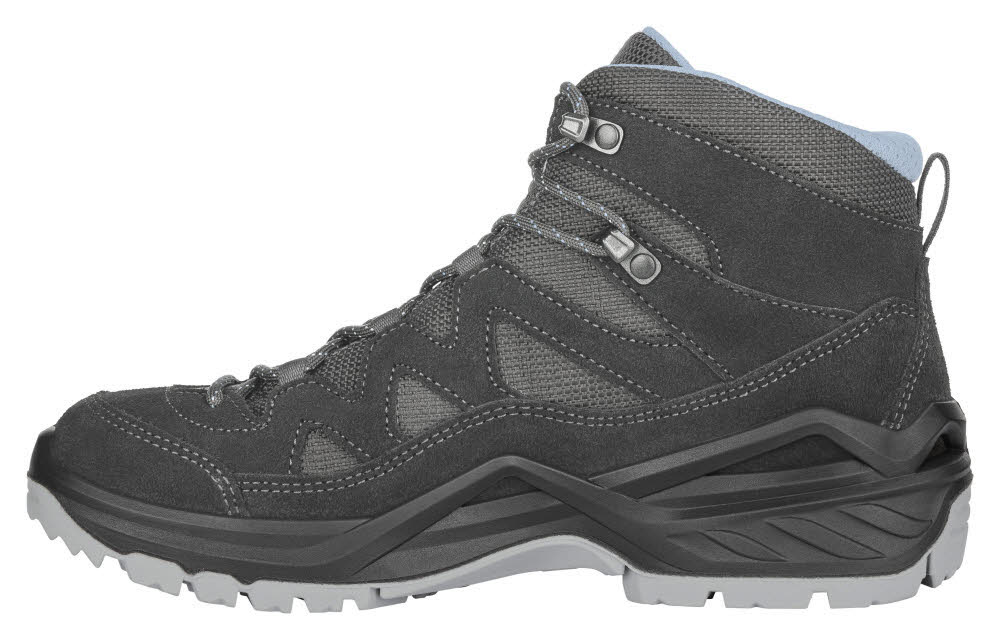 Lowa SIRKOS EVO GTX MID Ws Damen Wanderschuhe Trekkingschuhe Mid anthrazit/eisblau