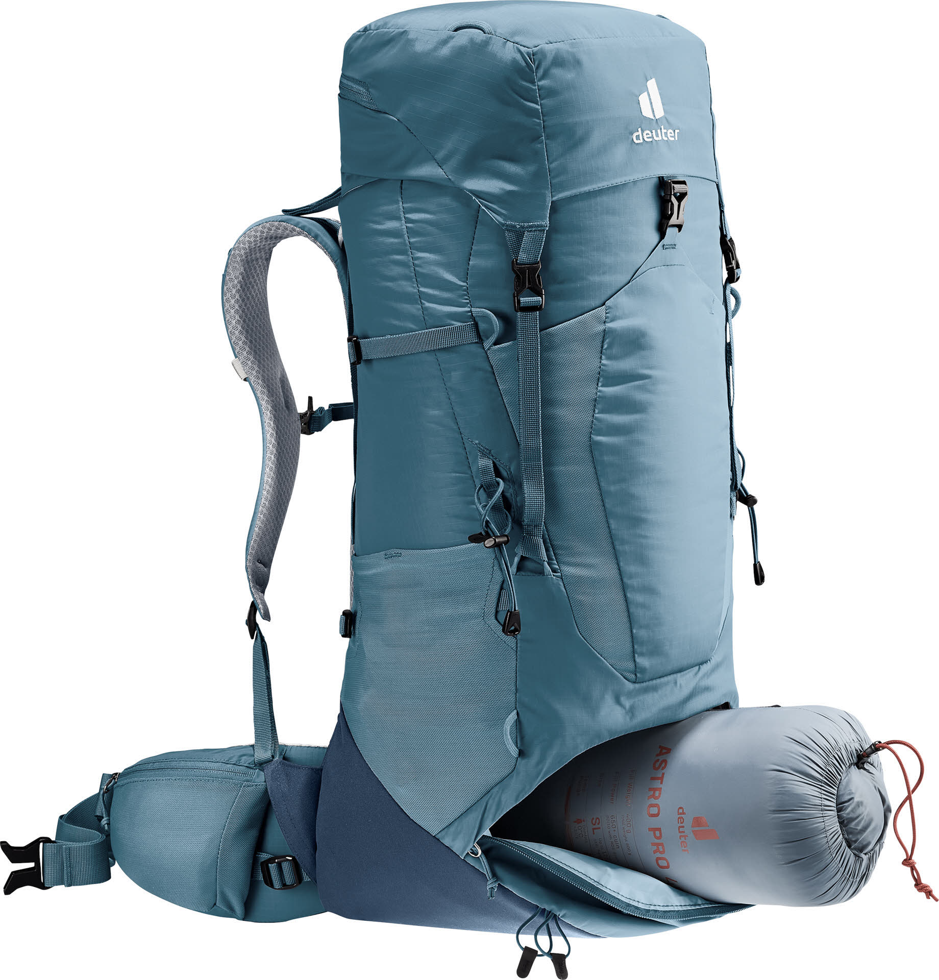Deuter Aircontact Lite 40 + 10 Unisex Wanderrucksack Trekkingrucksack blau NEU