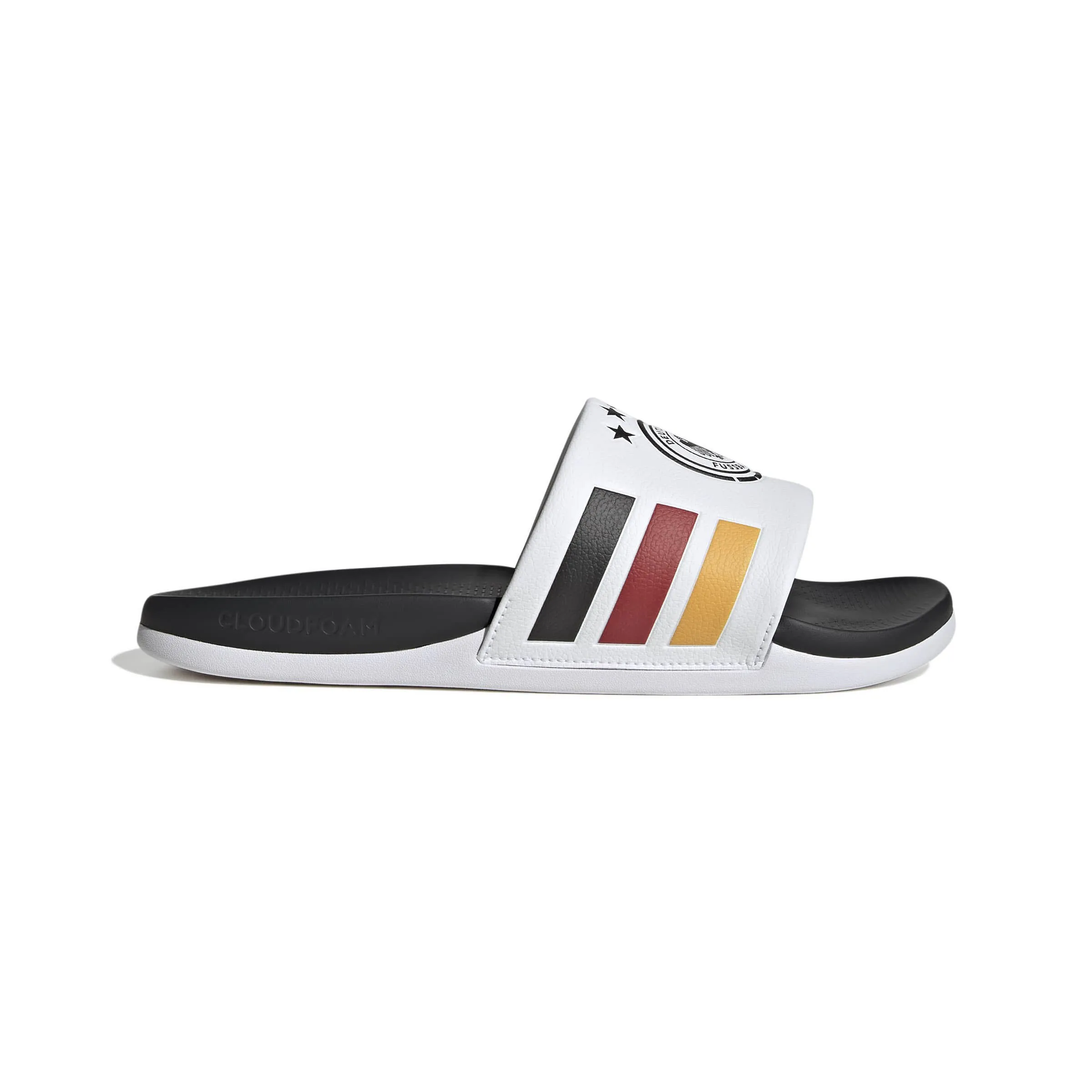 adidas ADILETTE CMFT DFB Unisex Badelatschen Nationalmannschaft weiß/schwarz/rot/gold