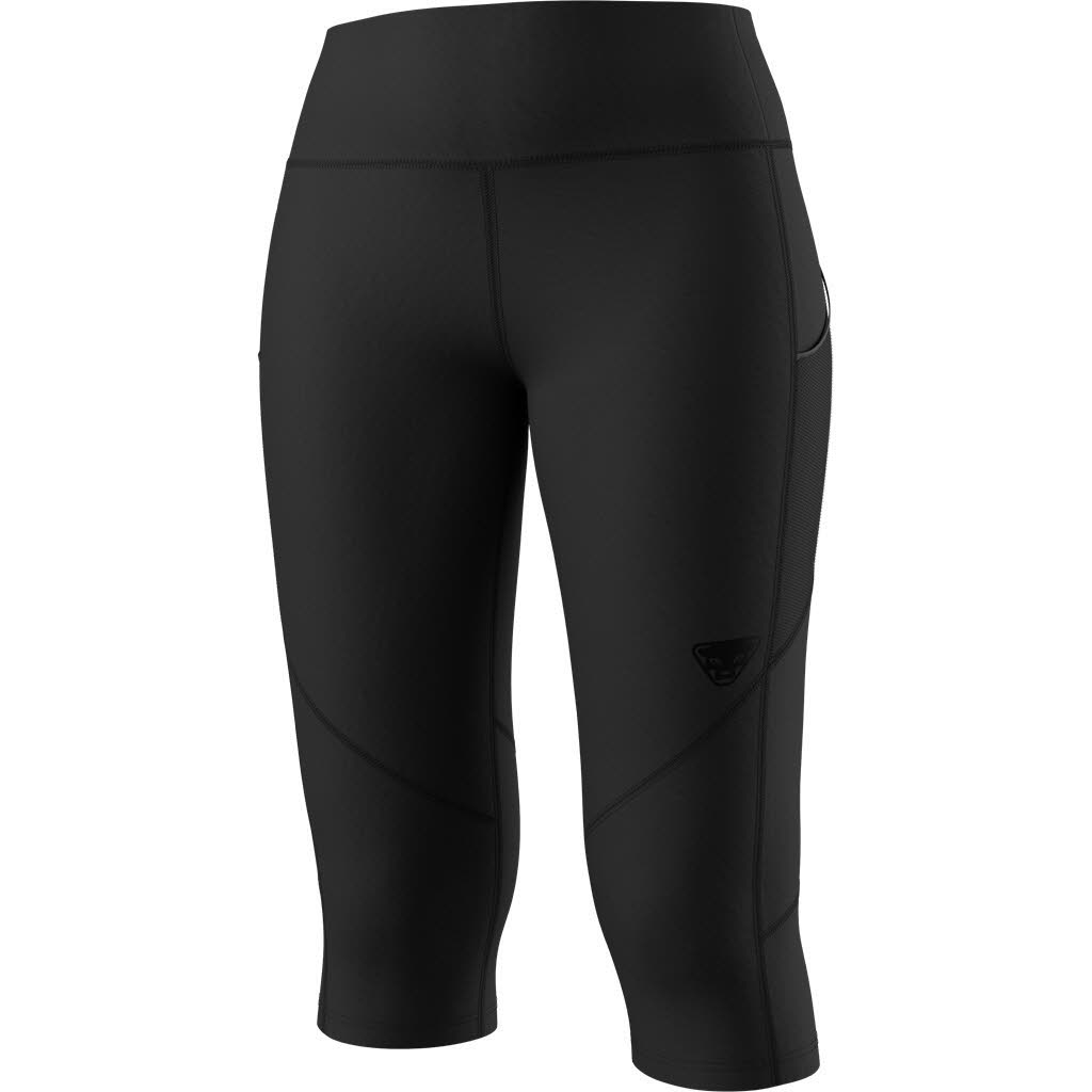Dynafit Alpine 3/4 Tights Laufhose Leggings Damen schwarz