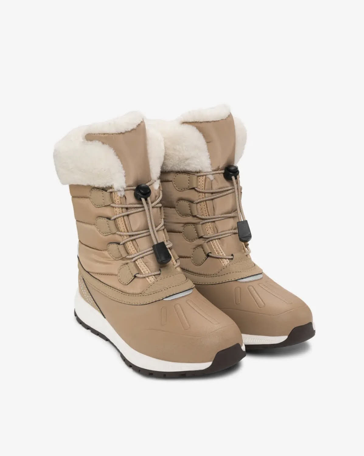 Viking Equip Warm WP Zip Mädchen Thermoboots Winterstiefel dark natural