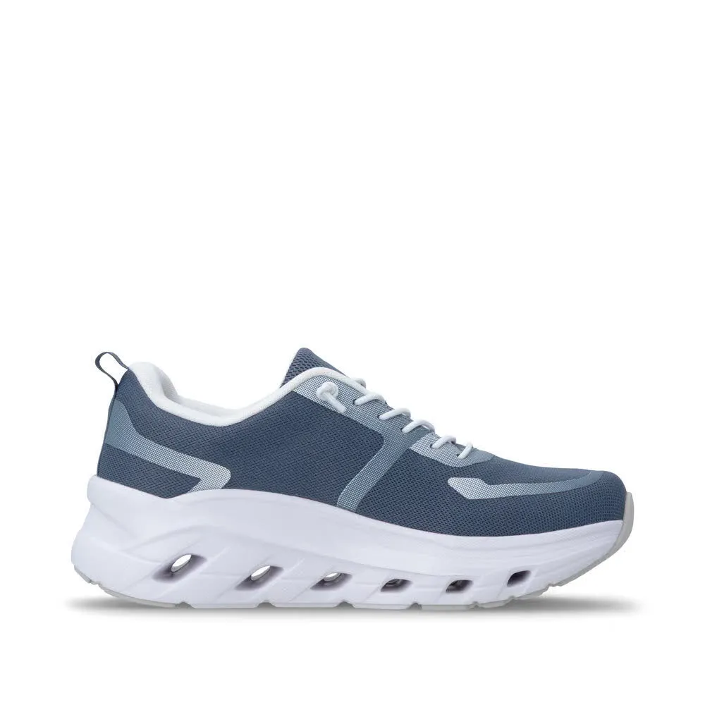 Rieker Stratfort Damen Sneaker Freizeitschuh blau