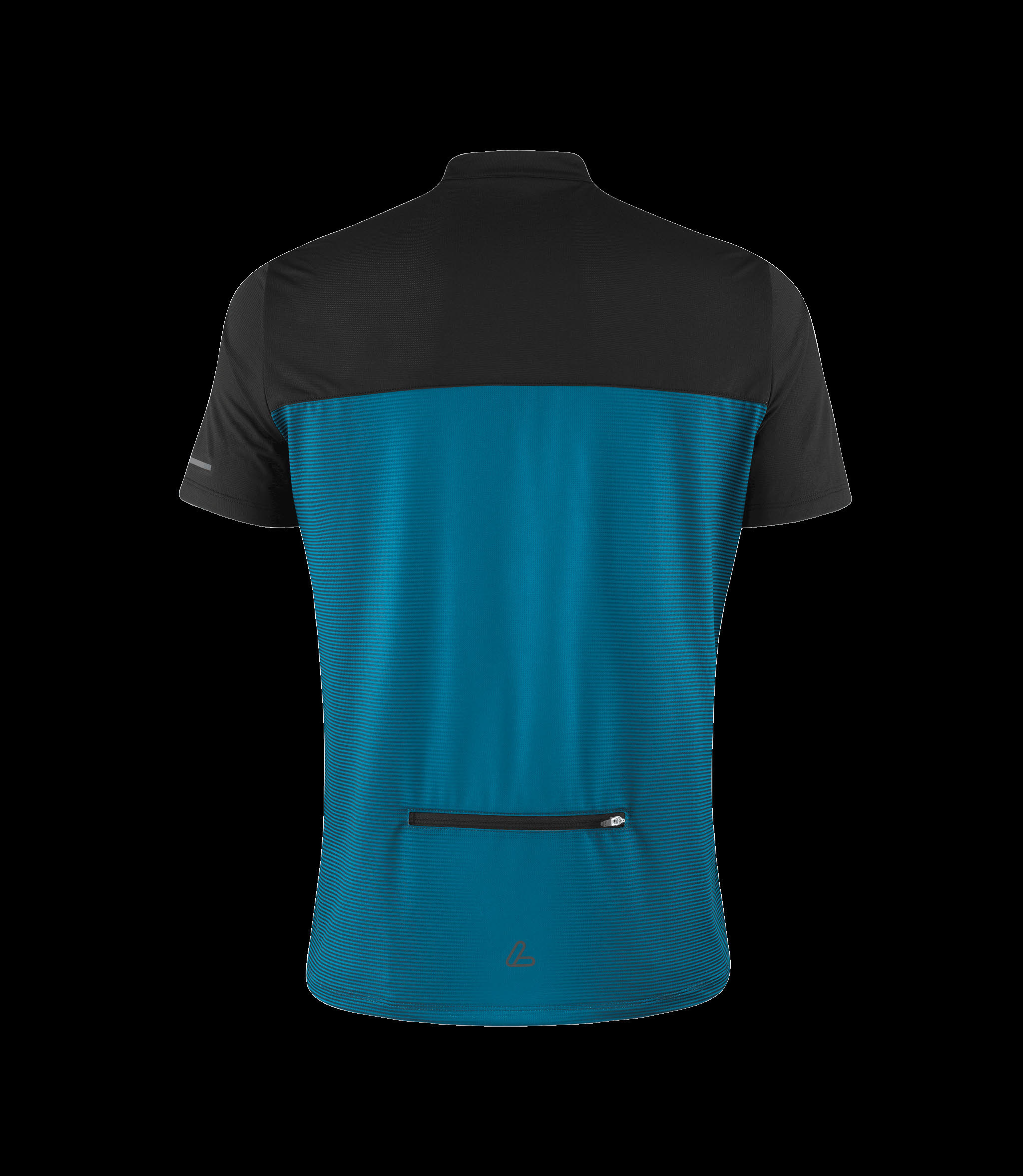 Löffler BIKE SHIRT HZ GLOW Radsport-Trikot Fahrradtrikot Herren blau