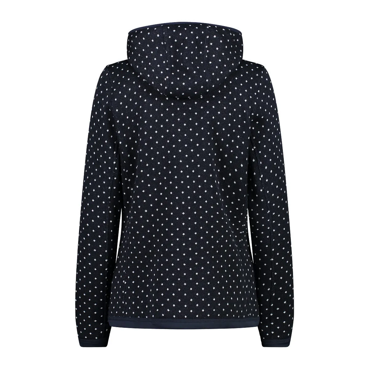 CMP Damen Kapuzenjacke Fleecejacke schwarz