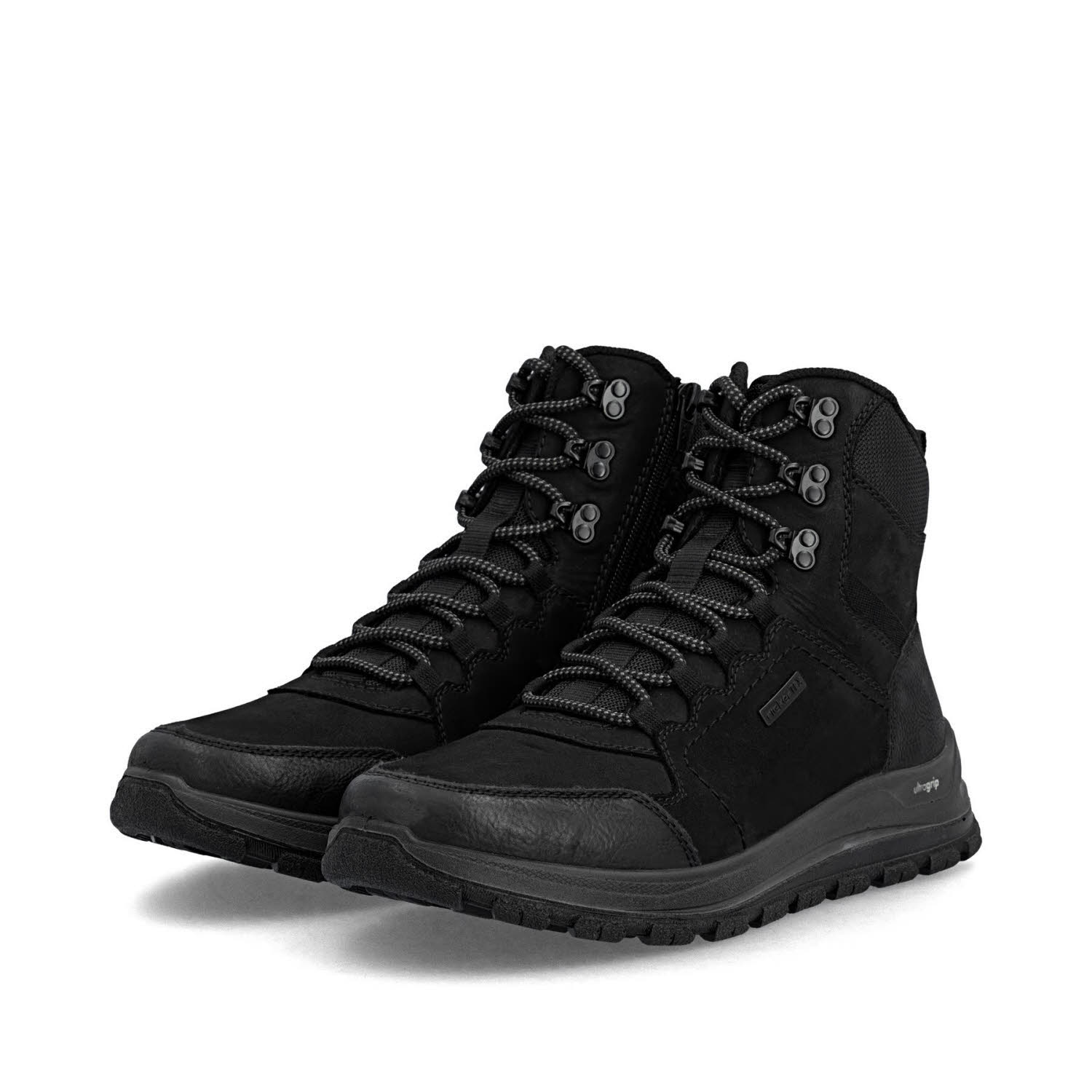 Rieker HWK Herren Stiefel Herren Schnürstiefel Winterstiefel schwarz