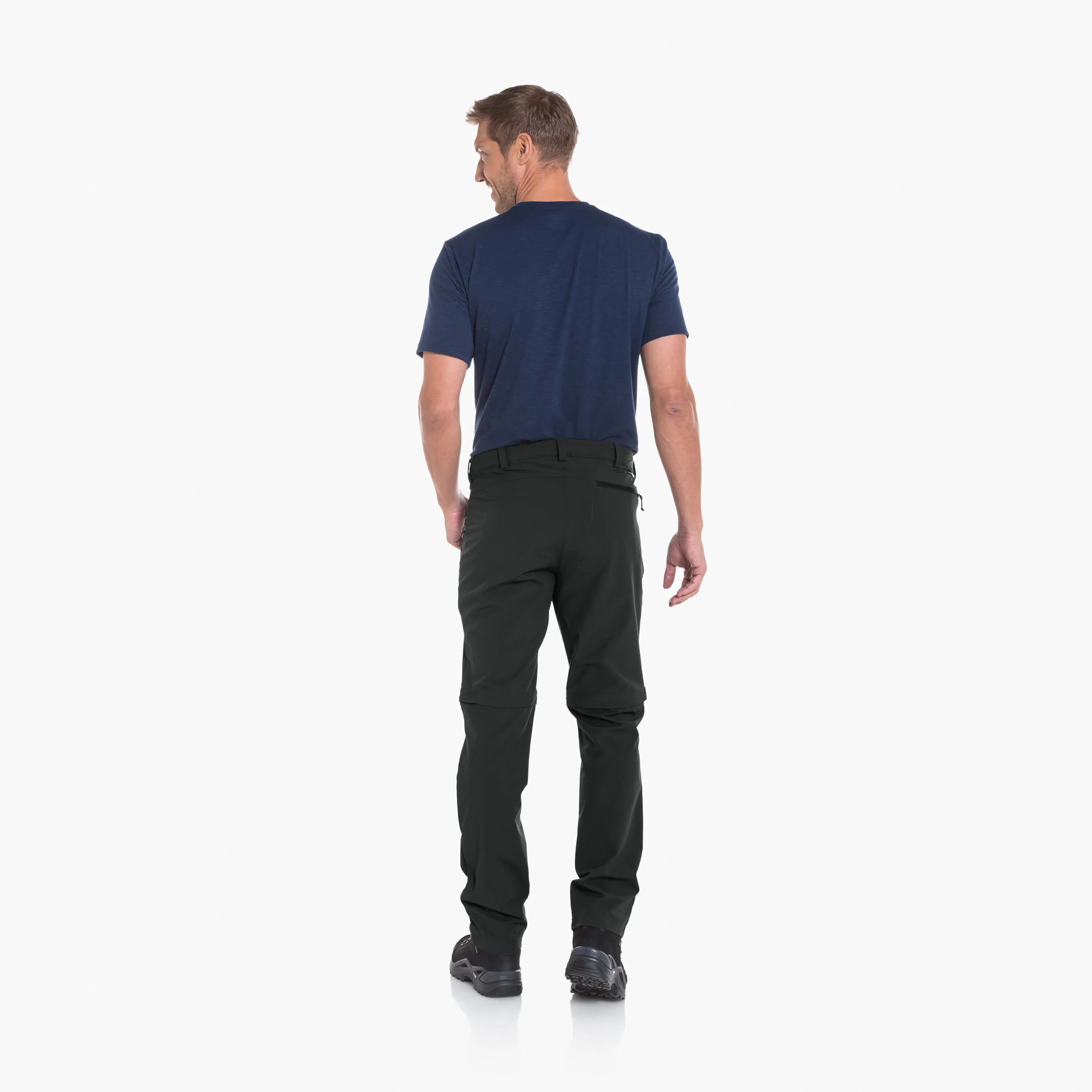 Schöffel Folkstone Zip Off Herren Wanderhose Trekkinghose Outdoorhose grau