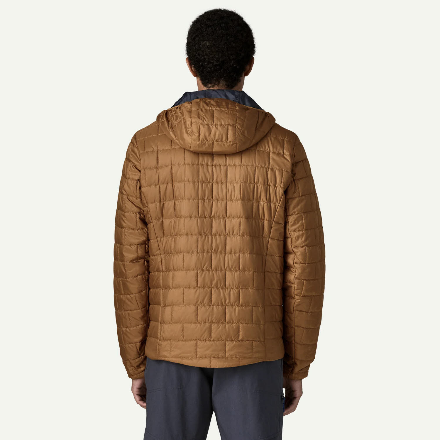 Patagonia Nano Puff Hoody Herren Daunenjacke Isolationsjacke braun