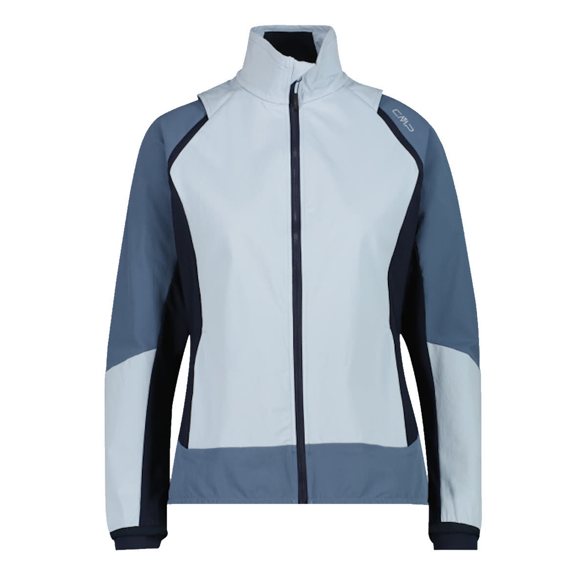 Hybridjacke mit abnehmbaren Ärmel Damen sky blue