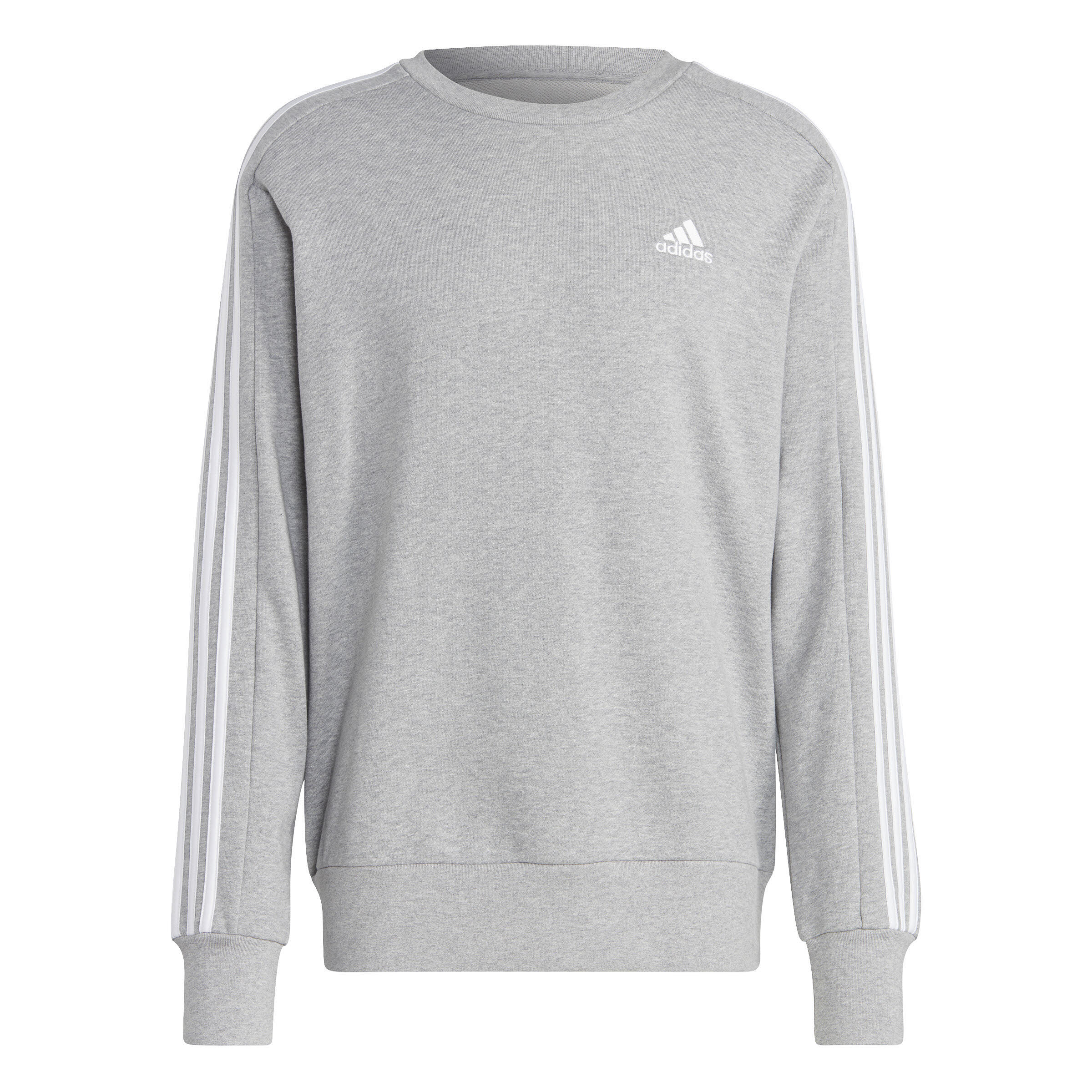 adidas Essentials French Terry Herren Sweatshirt Pullover grau