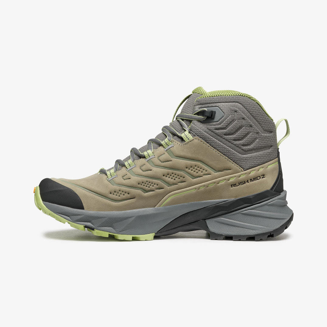 RUSH 2 PRO MID GTX Wanderschuh Damen Mid-Cut Nubuk Fast-Hiking-Stiefel mit fortschrittlichem Komfort und Dämpfung