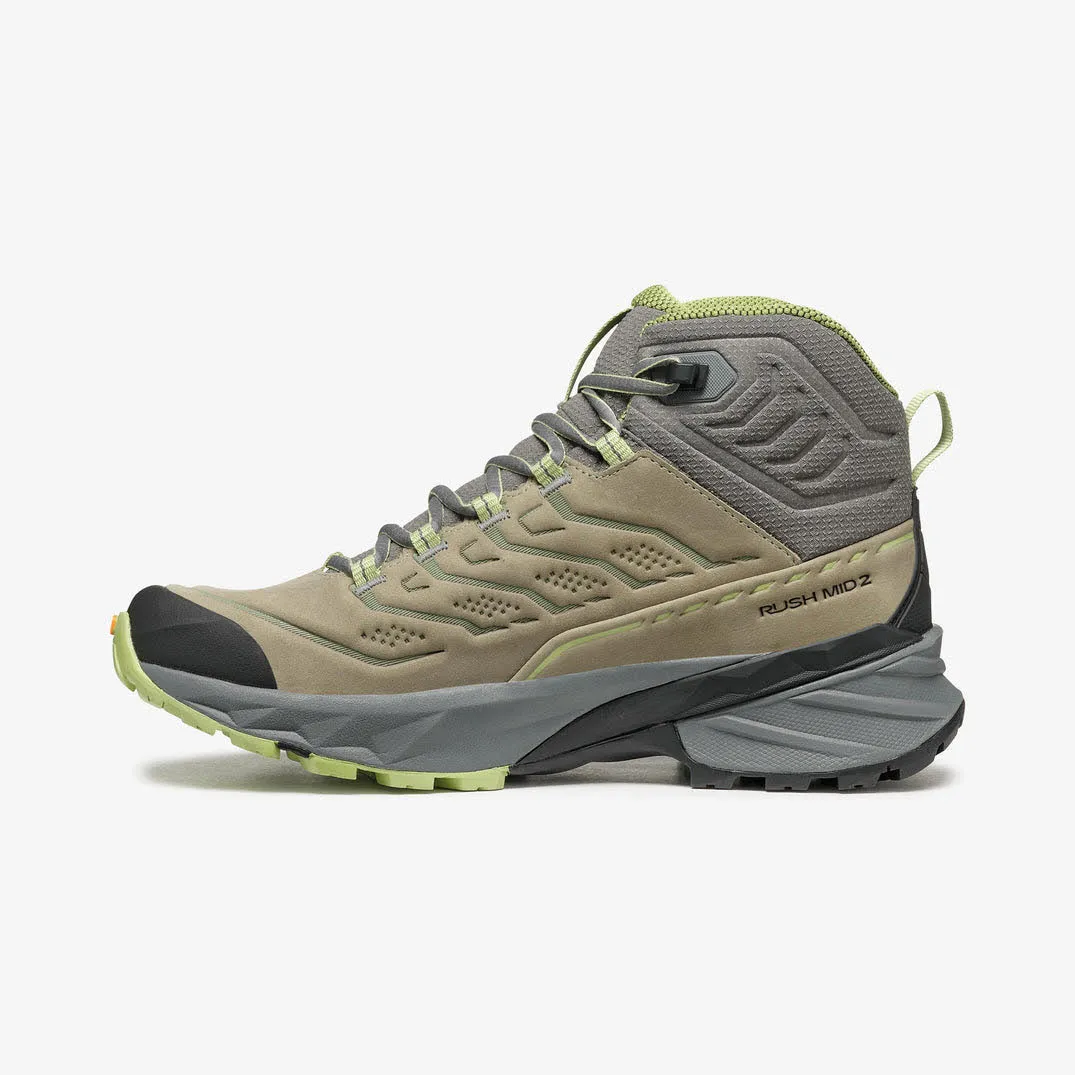 RUSH 2 PRO MID GTX Wanderschuh Damen Mid-Cut Nubuk Fast-Hiking-Stiefel mit fortschrittlichem Komfort und Dämpfung