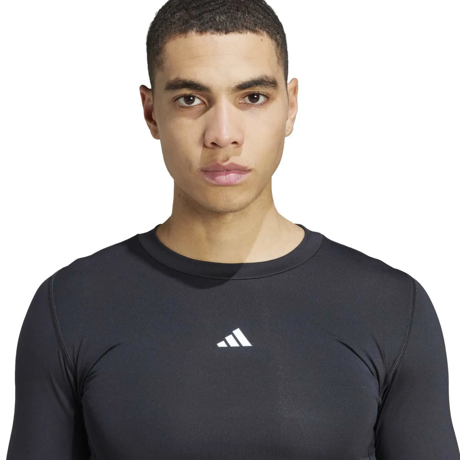 adidas TECHFIT Longsleeve Herren Langarmshirt Unterziehshirt schwarz