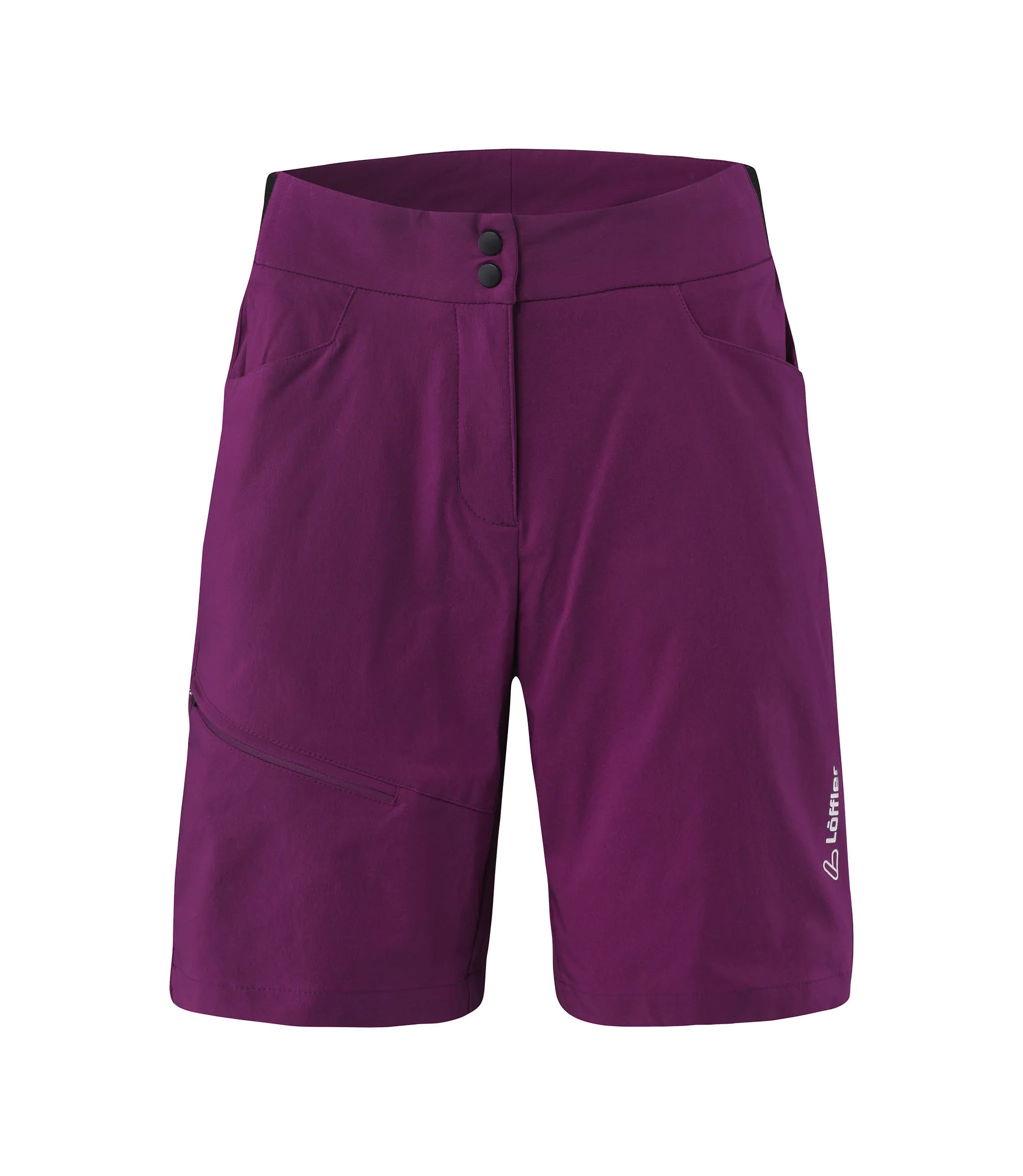 Löffler BIKE SHORTS COMFORT-E CSL Damen Radhose Bordeaux