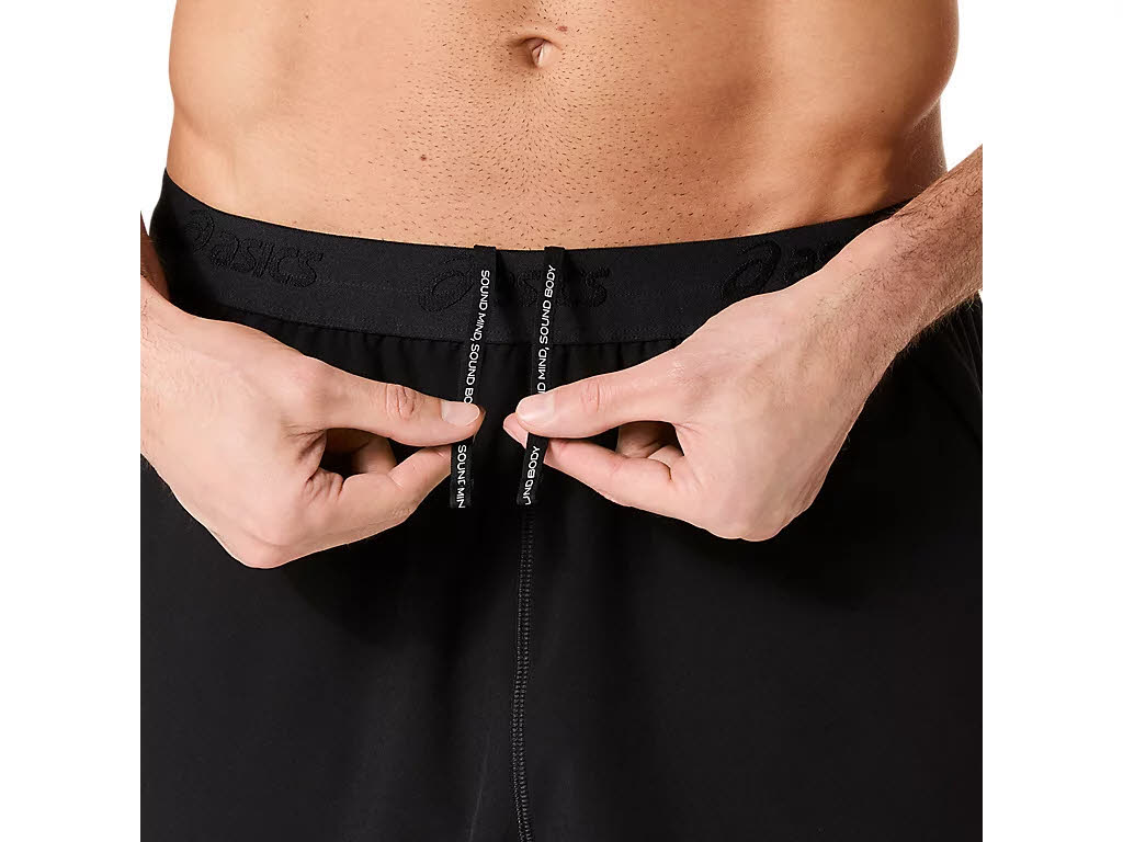 Asics ROAD WINTER PANT Herren Laufhose Lauftight schwarz