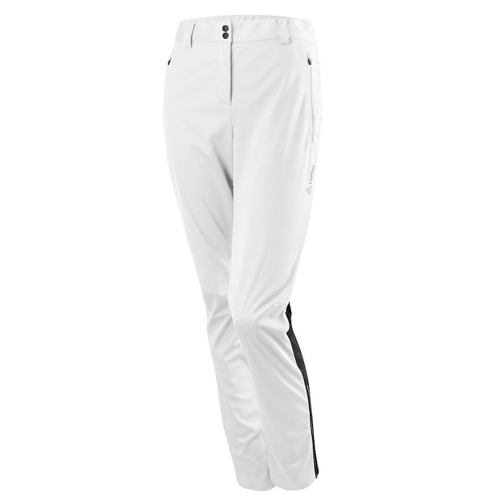 Löffler W PANTS ELEGANCE 2.0 WS LIGHT Damen Langlaufhose weiß/schwarz