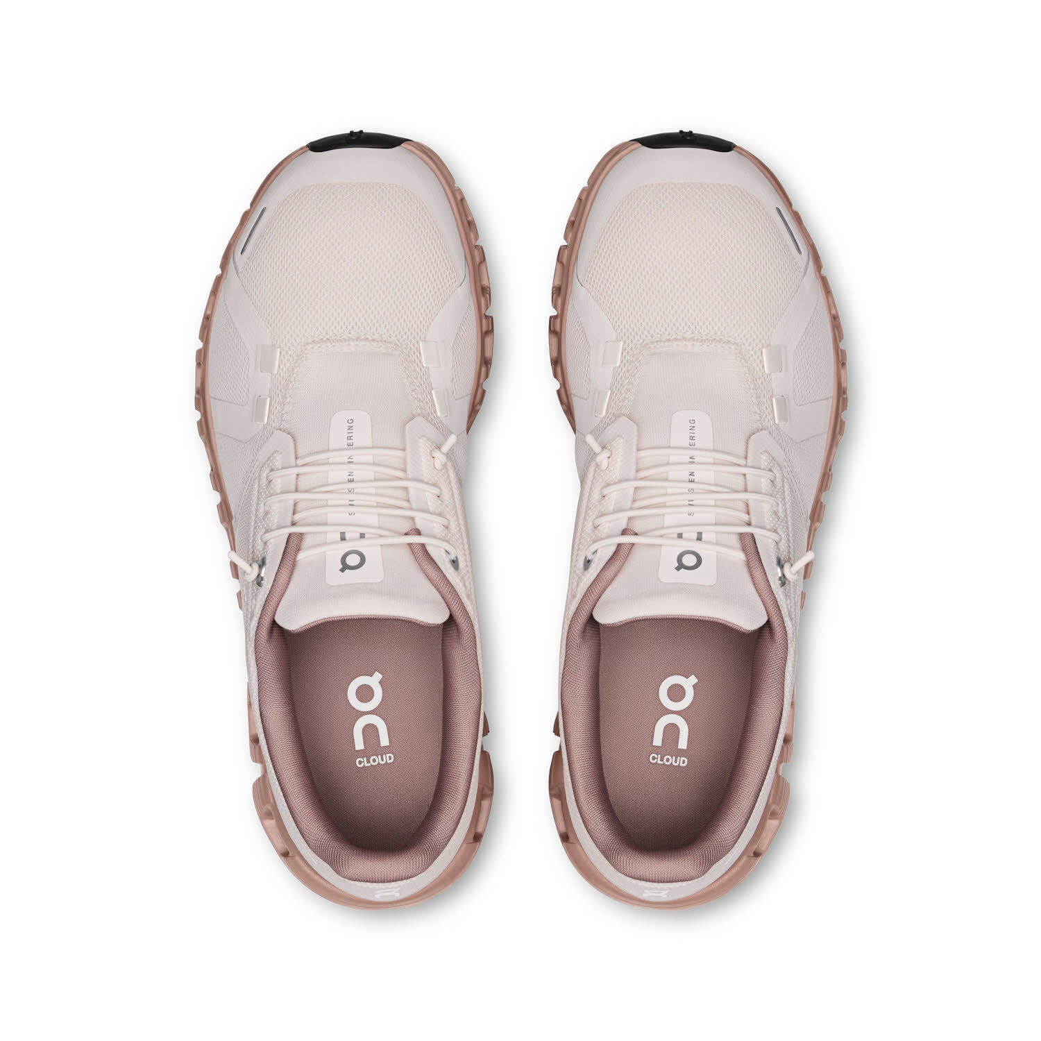 ON CLOUD 6 Damen Sneaker Low sportlich Freizeitschuhe oyster/biscuit