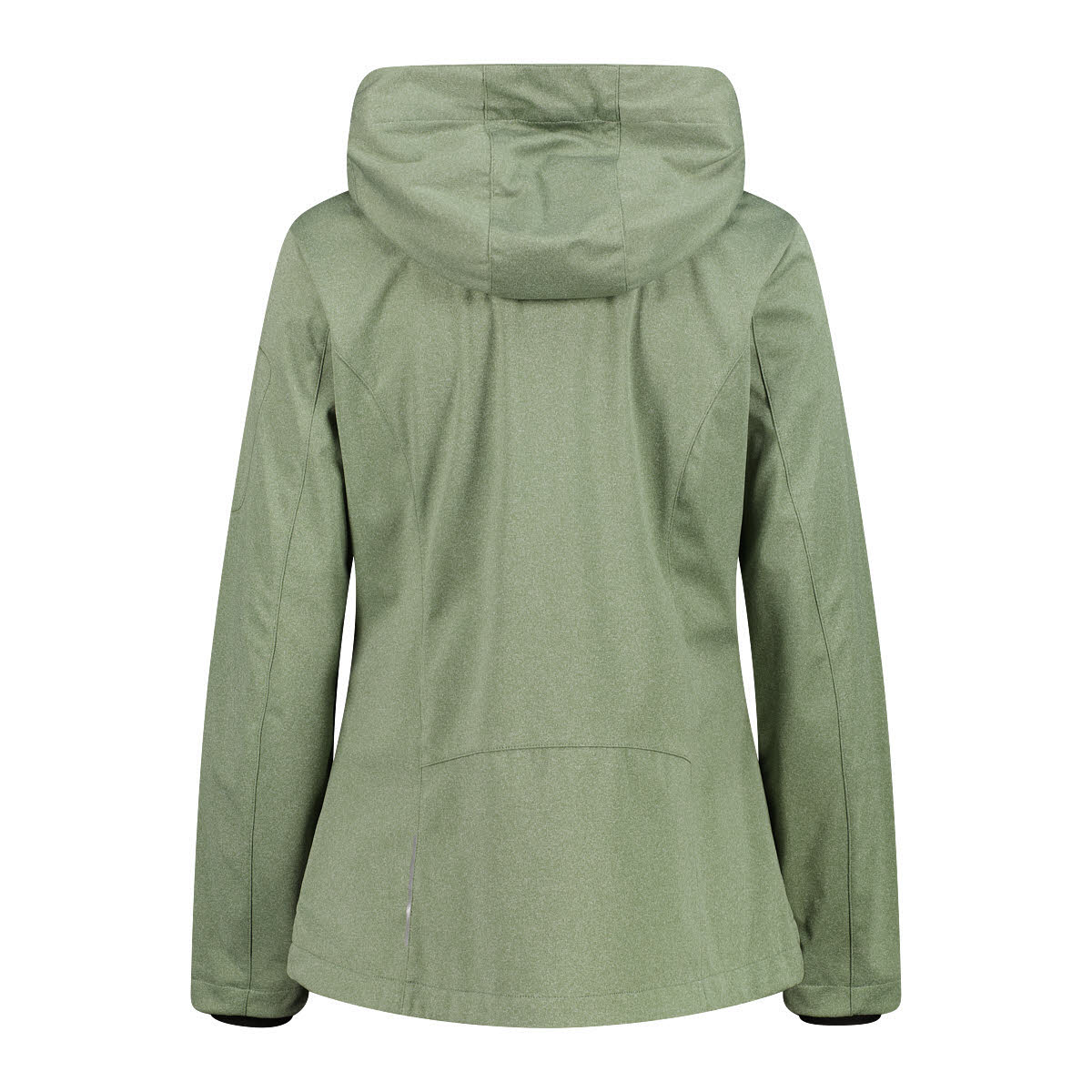 CMP WOMAN JACKET ZIP HOOD Damen Softshelljacke Outdoorjacke avocado melange