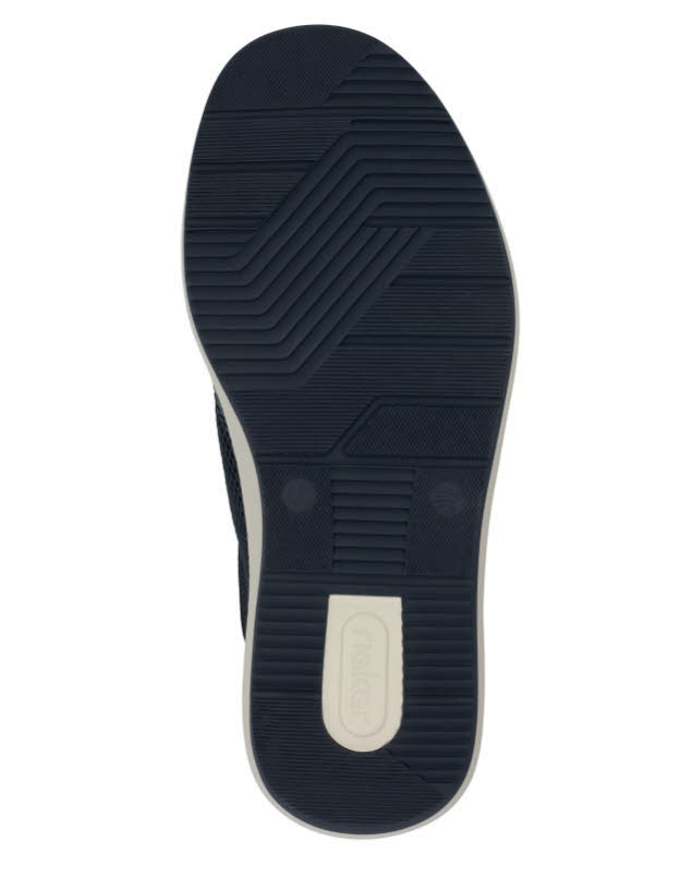 Rieker Herren Halbschuhe Schnürschuhe dunkelblau