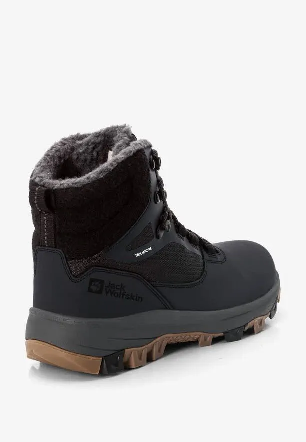 Jack Wolfskin Everquest High Winterstiefel gefüttert Herren schwarz
