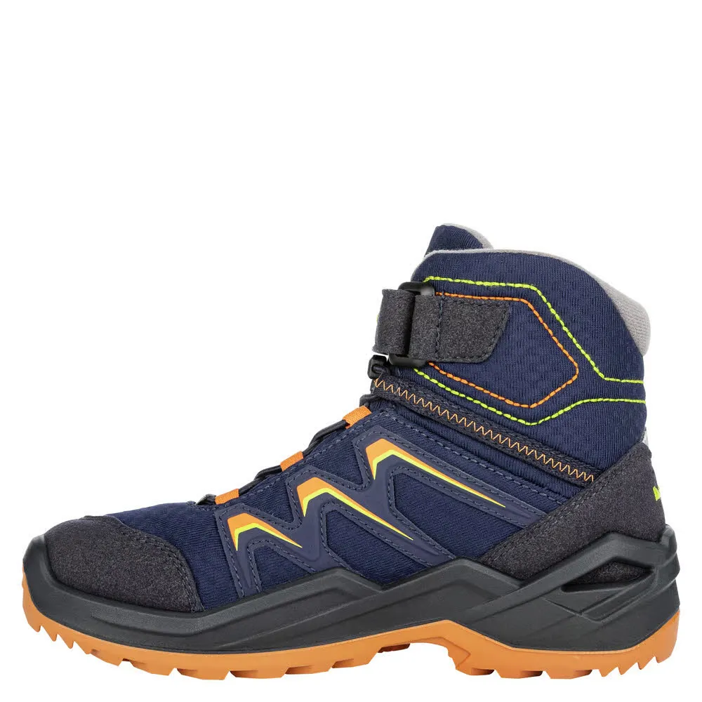Lowa MADDOX WARM GTX MID Kinder Winterstiefel navy/orange