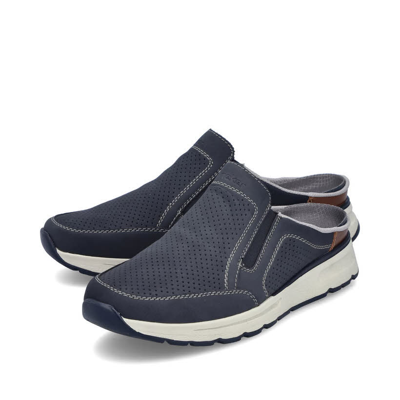 Rieker Herren Slipper dunkelblau