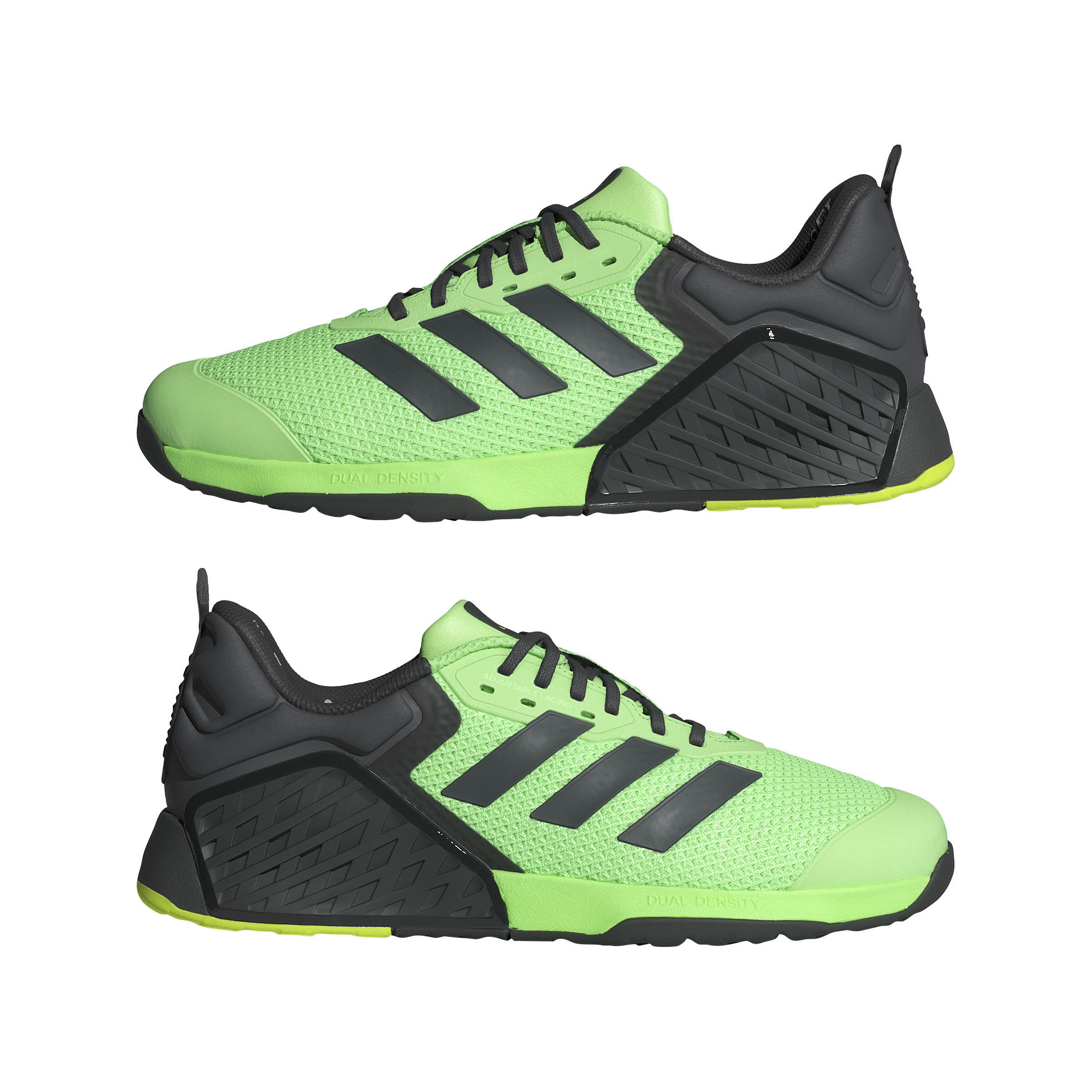 adidas Dropset 3 Trainer Herren Sportschuhe Fitness-Schuhe grün/schwarz