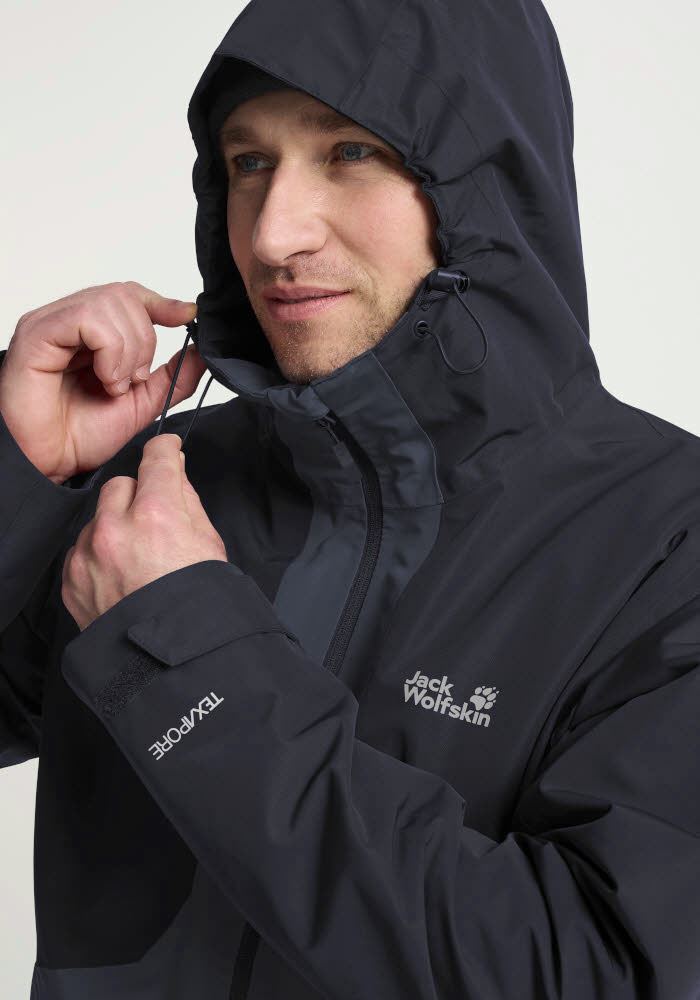 JACK WOLFSKIN HE STONETRAIL 3IN1 JKT M Herren Kombijacken midnight sky / blau