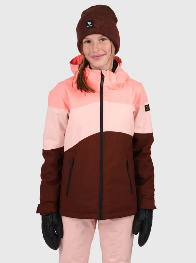 Brunotti Phoenixy Mädchen Skijacke Snowboardjacke rosa rot