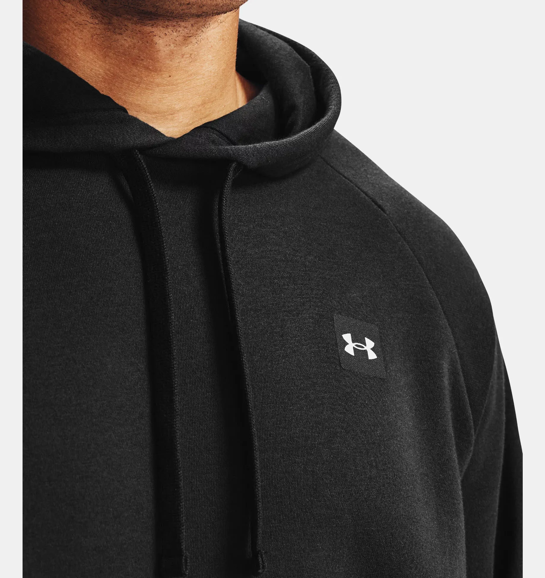 Under Armour UA Rival Fleece Herren Training Sport Hoodie Kapuzenpullover schwarz NEU