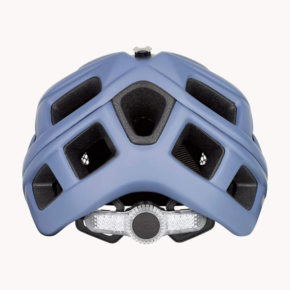 KED CROM Unisex Fahrradhelm blue grey matt