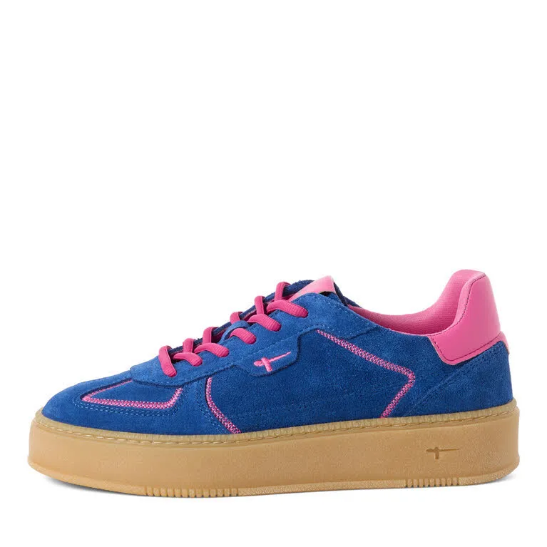Tamaris Schnürer Damen Sneaker Low royal blue