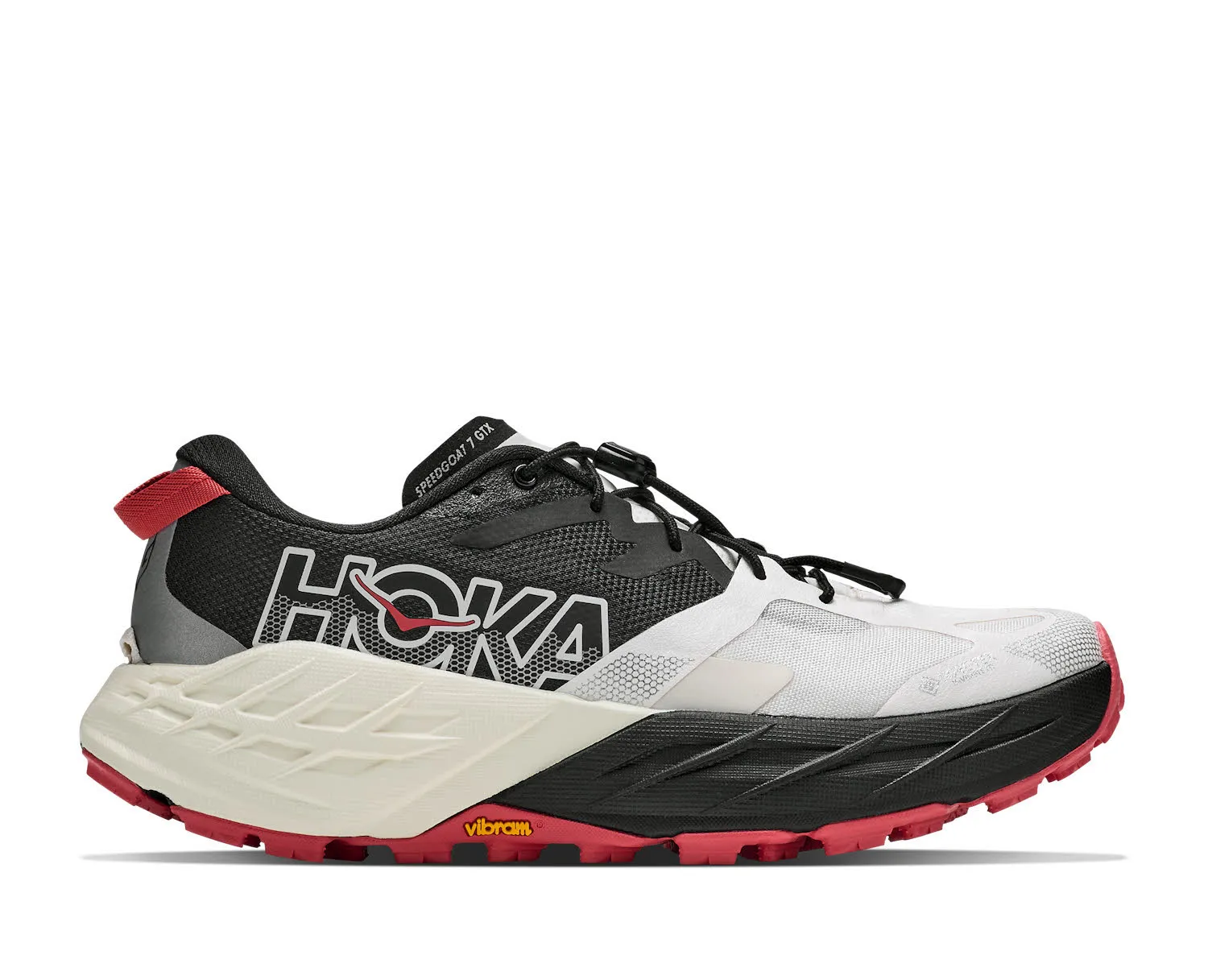 Hoka Speedgoat 7 GTX Damen Laufschuhe Trailrunningschuhe grau/schwarz