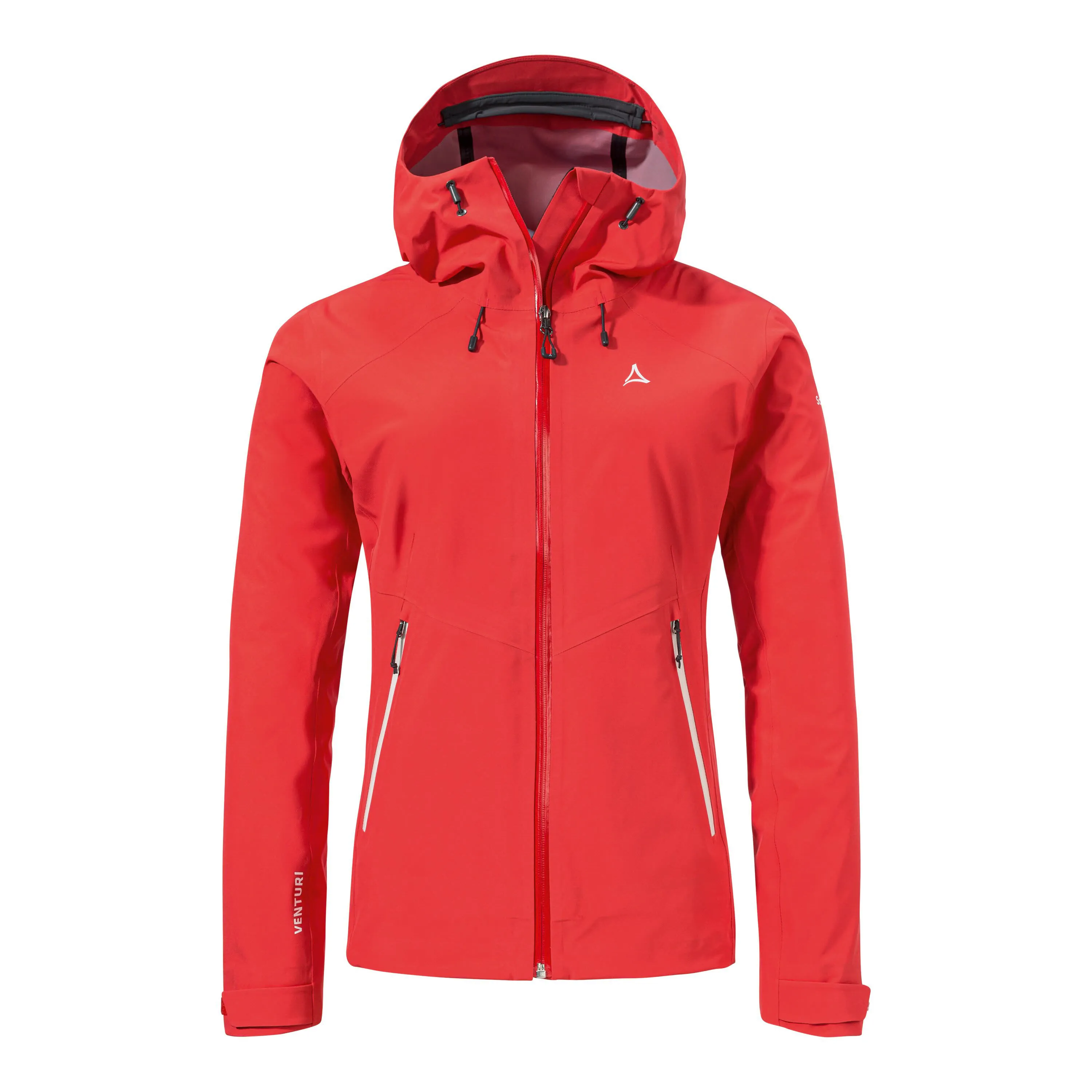 Schöffel Cascata Damen Regenjacke Kapuzenjacke Funktionsjacke rot