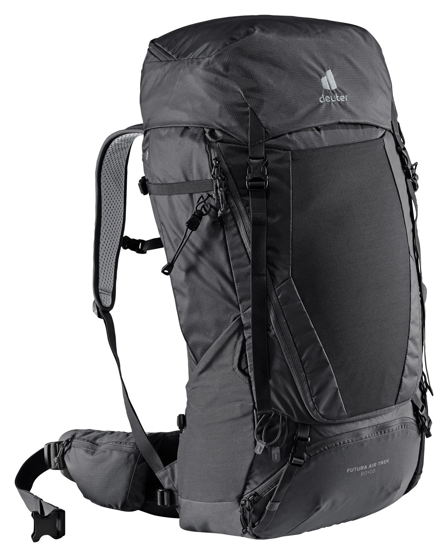 Deuter Futura Air Trek 60+10 unisex Wanderrucksack Trekkingrucksack black/graphite NEU