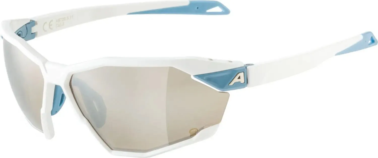 Alpina TWIST SIX Q Unisex Sportbrille Quattroflex weiß