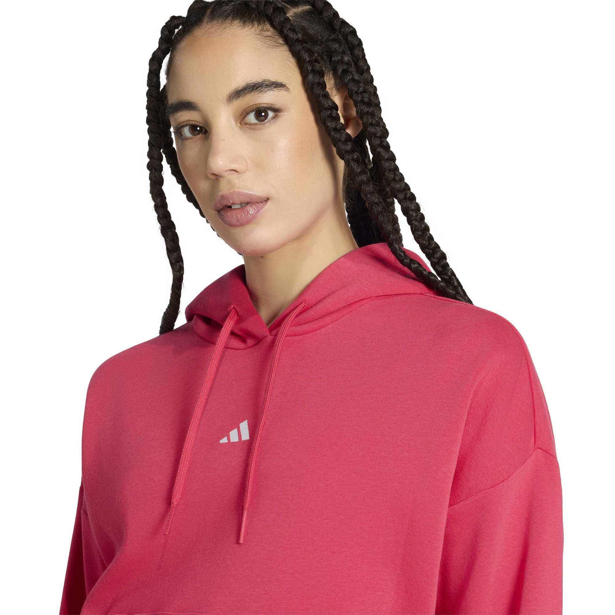 adidas W SL FC HD Damen Hoodie pink