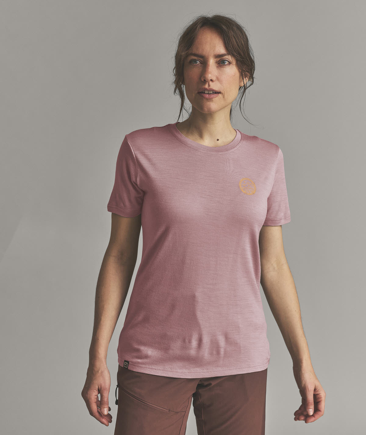 Ortovox DA 185 MERINO MTN BADGE TS W Damen T-Shirt Merino dusk rose