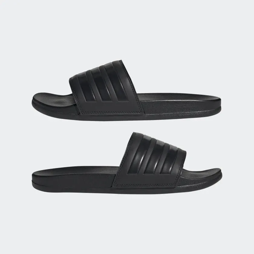 adidas Comfort Adilette Herren Badeschlappen Hausschuhe schwarz