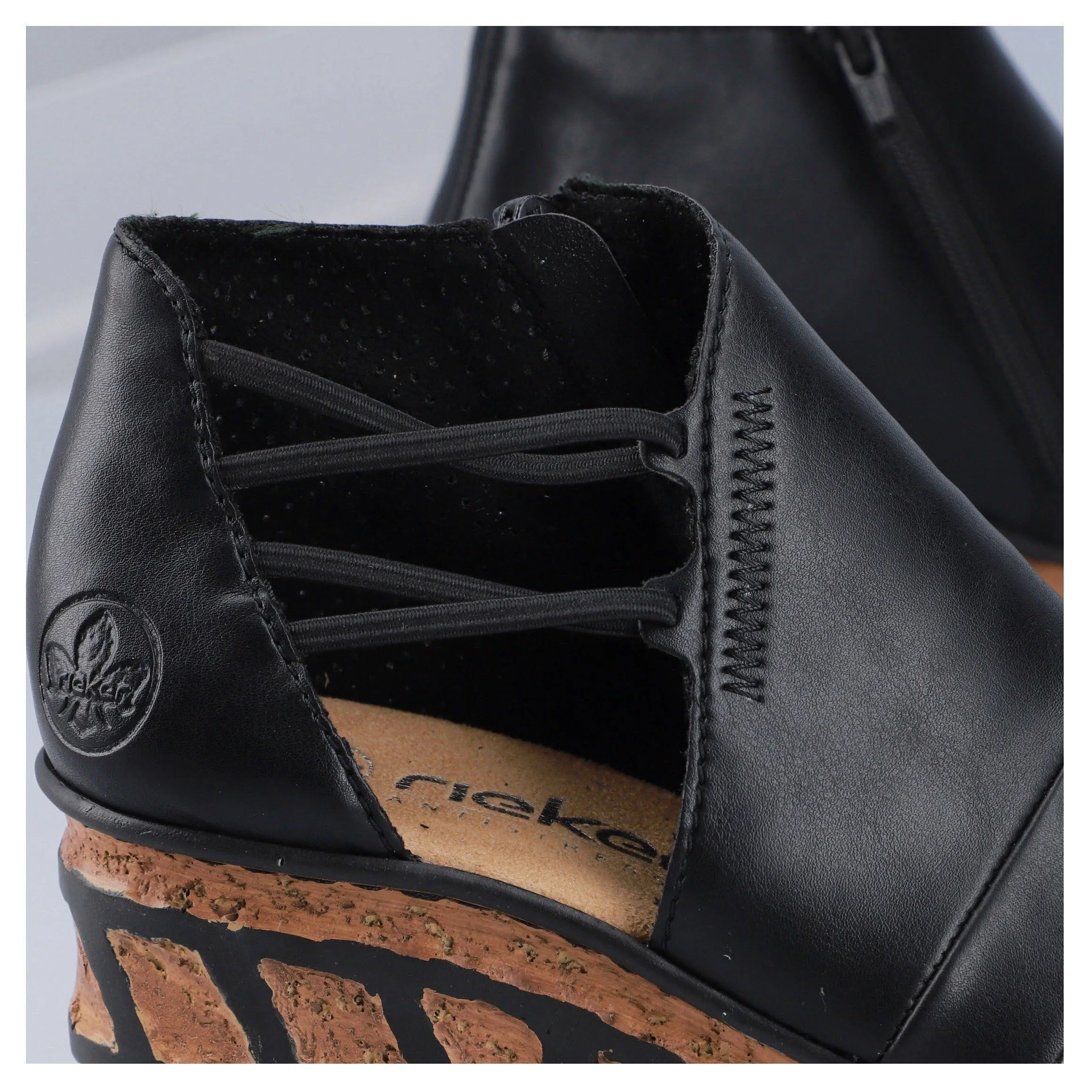Rieker Keilsandalette Damen schwarz