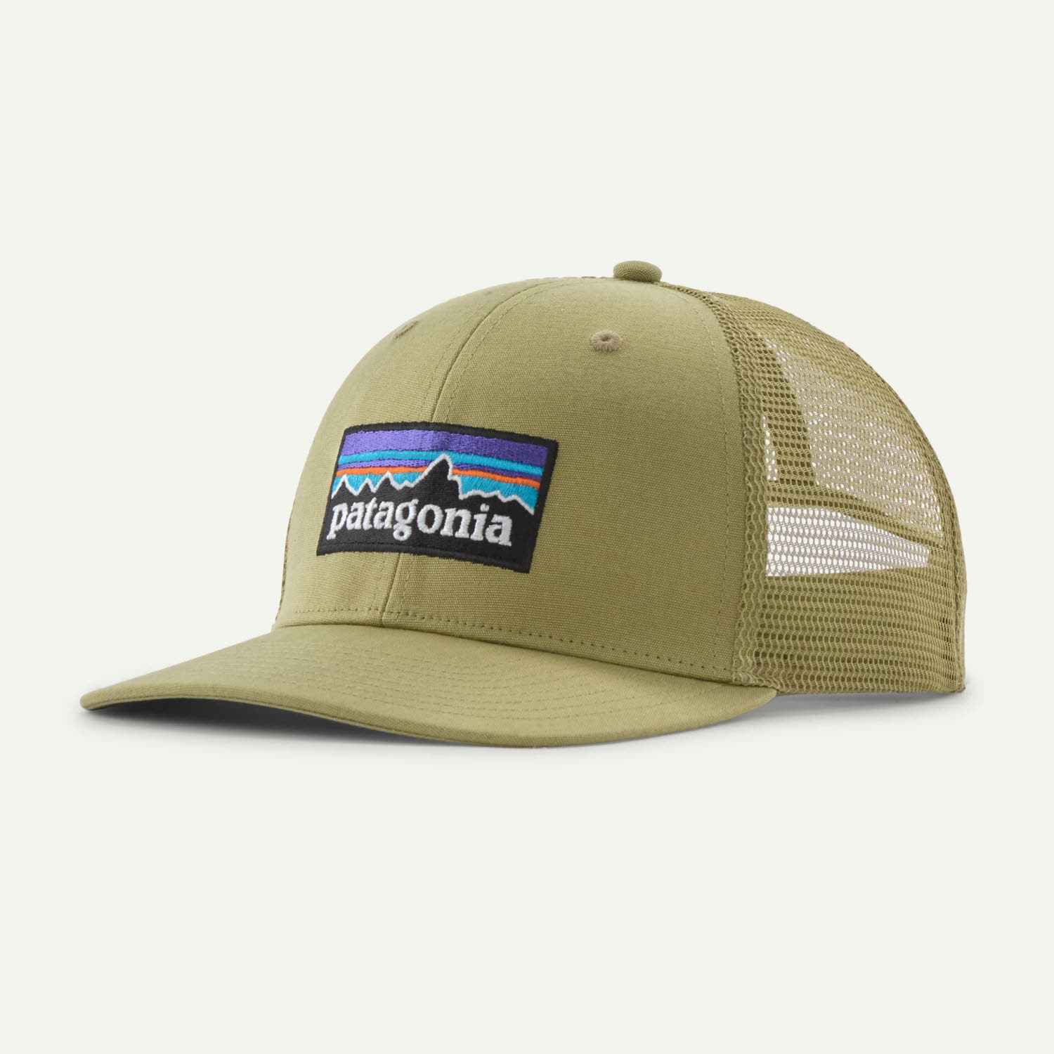 Patagonia P-6 Logo Trucker Hat Unisex Kappe Cap gumtree green