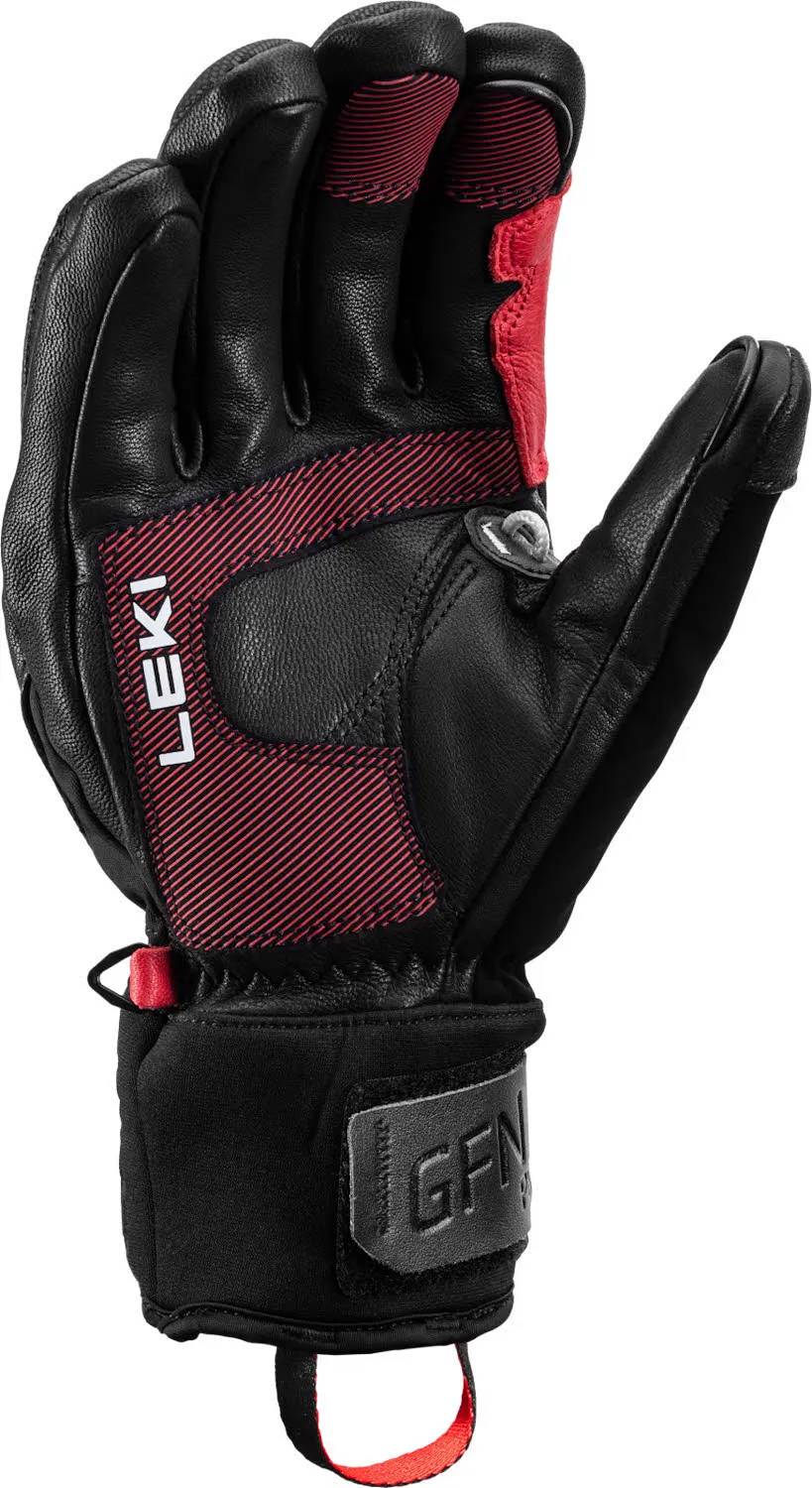 Leki Griffin Pro 3D Herren Skihandschuhe Fingerlinge schwarz/rot