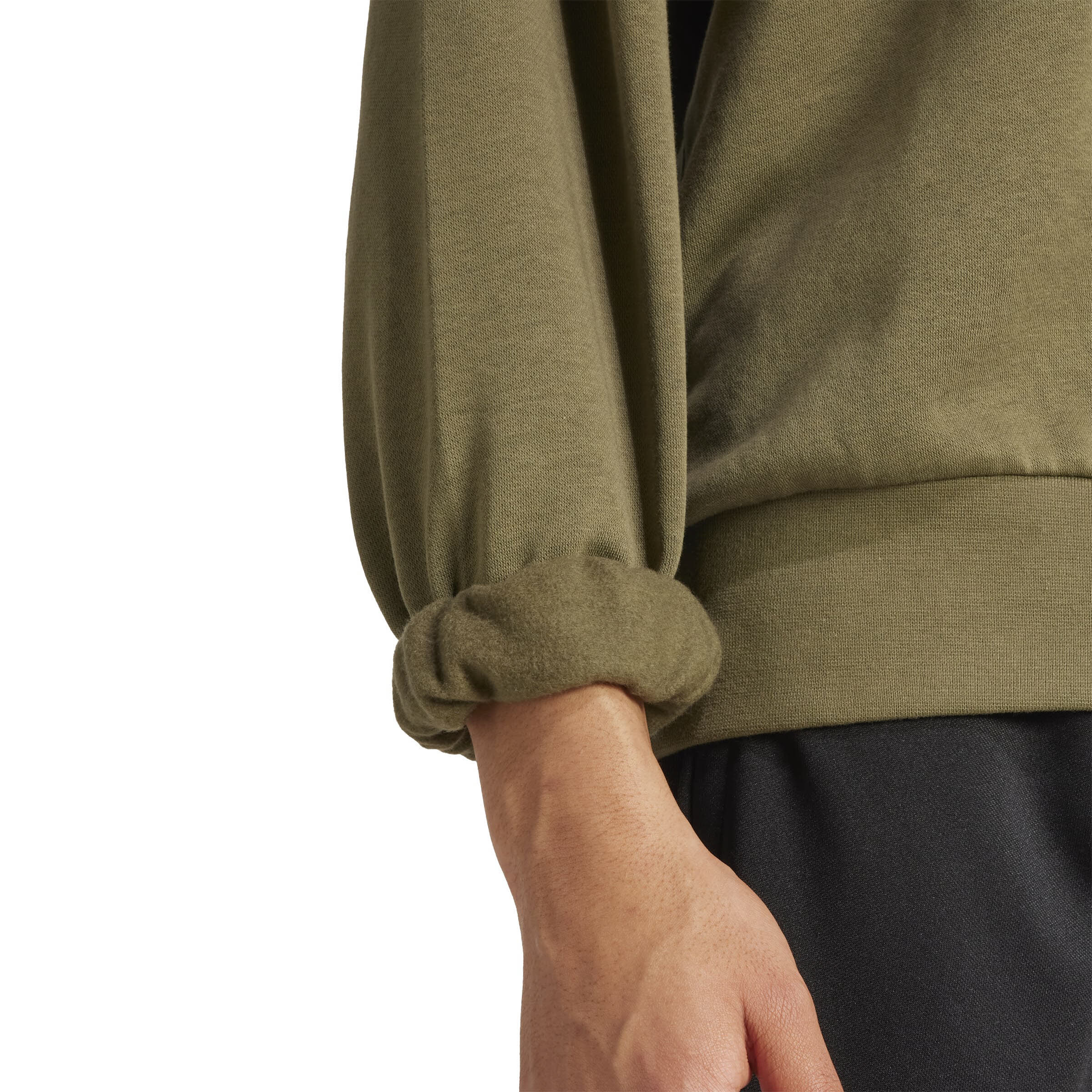 adidas Essentials Feelcozy Herren Sweatshirt grün