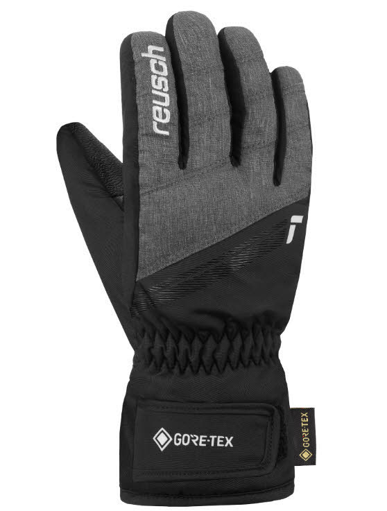 Reusch Tommy GORE-TEX Junior Skihandschuh Kinder schwarz grau