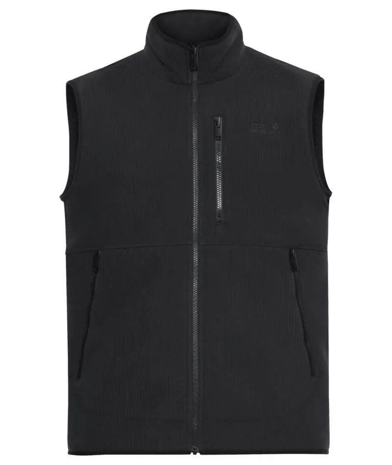 Jack Wolfskin LAKE RIDGE VEST M Herren Fleeceweste schwarz