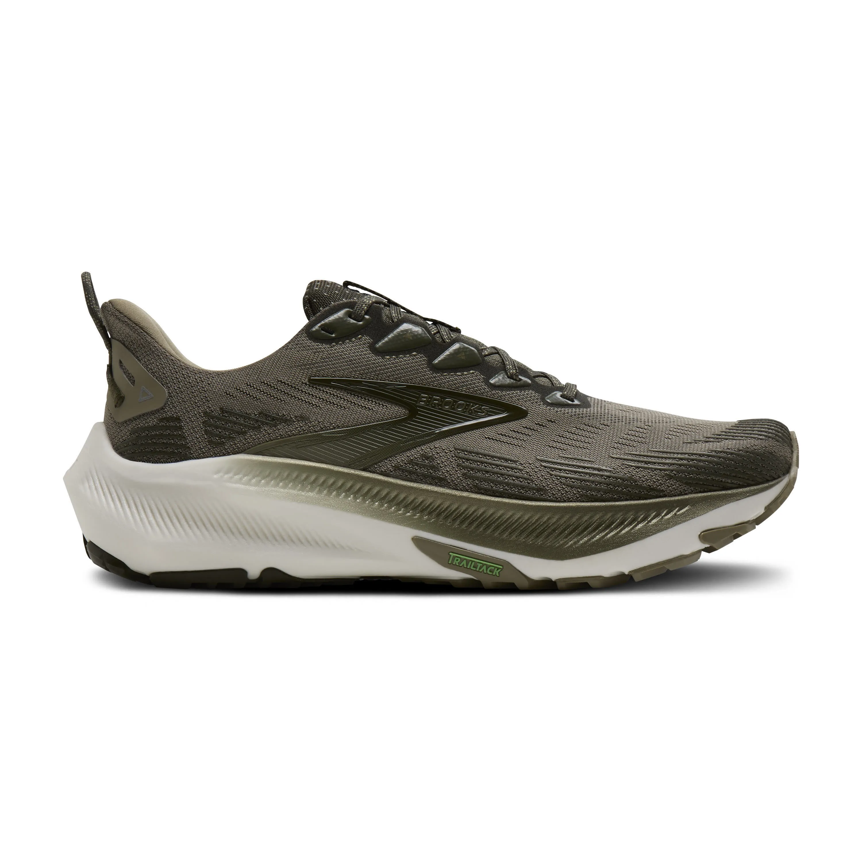 Brooks Ghost Trail Herren Trailrunning Laufschuhe olive/olive/metallic