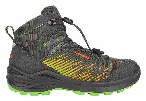 Lowa ZIRROX GTX MID JUNIOR Trekkingschuhe Wanderschuhe Kinder dunkelgrau