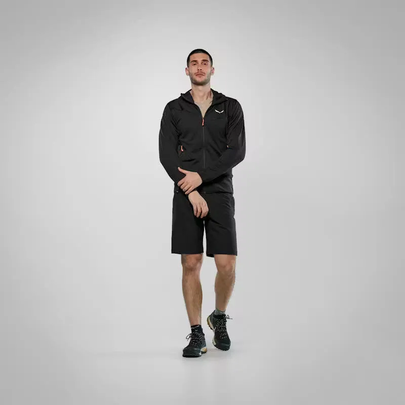 Salewa Puez Altavia Polarlite Kapuzenjacke Herren schwarz