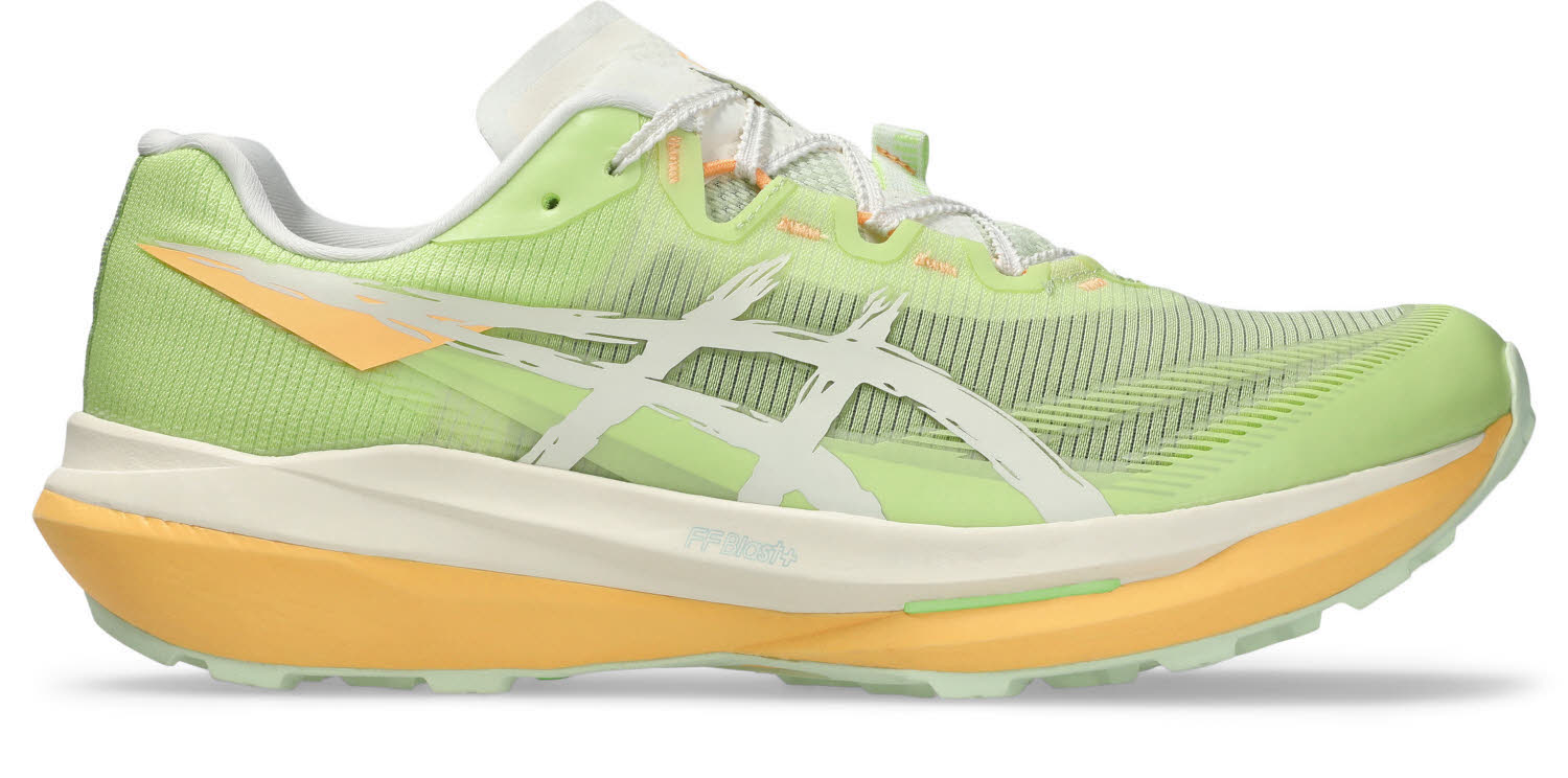 Asics FUJISPEED 4 Herren Joggingschuhe Laufschuhe lime green/cream