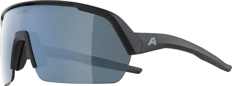 Alpina TURBO HR Unisex Sportbrille Radsportbrille Sonnenbrille black matt