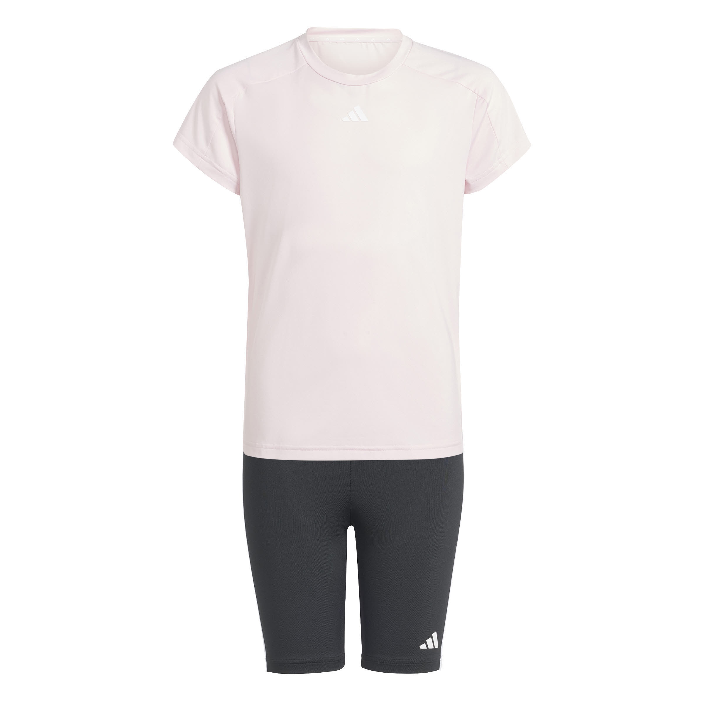 adidas Train Essentials Kids T-Shirt- Shorts-Set Trainingsset Kinder rosa